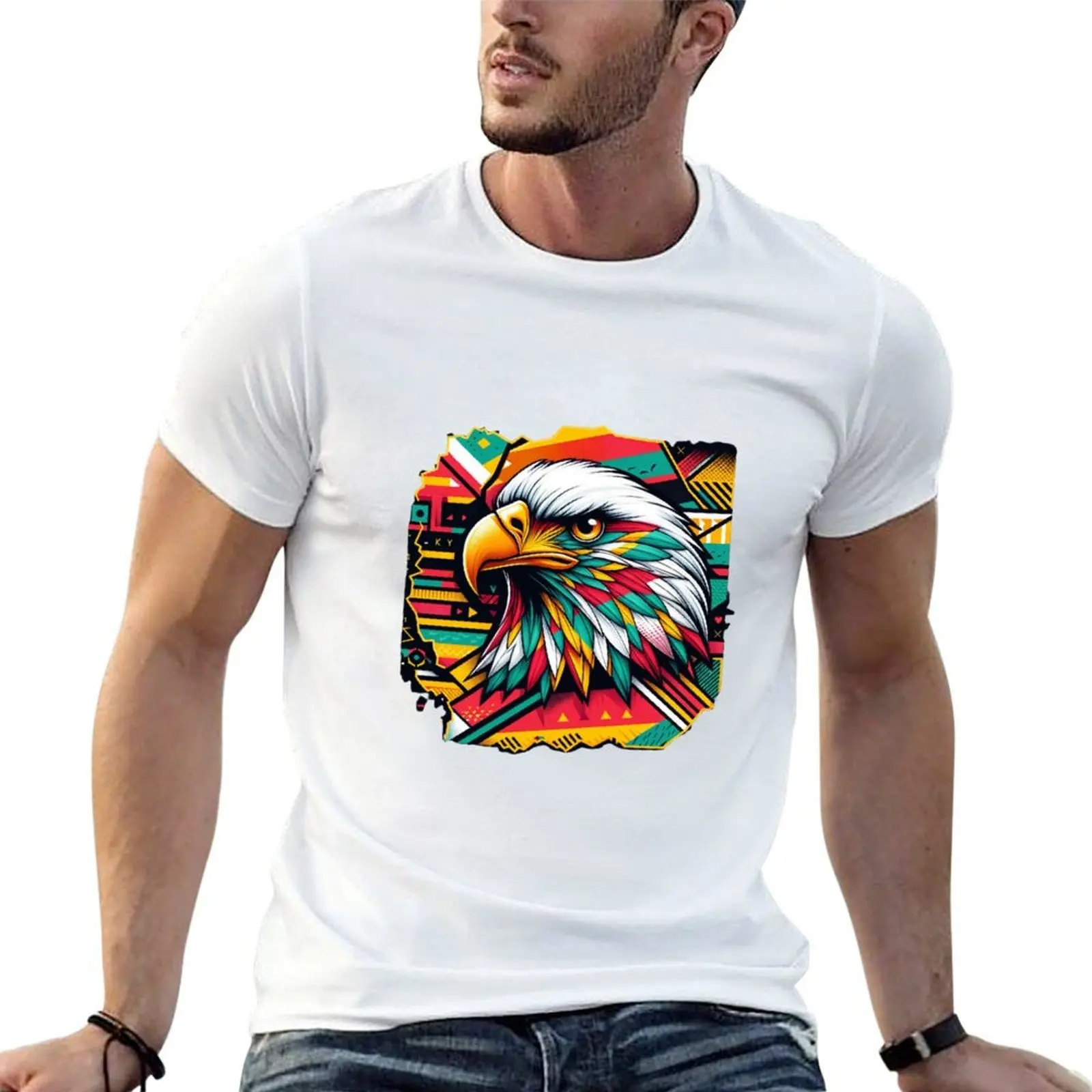 

Zimbabwe - Map Eagle T-Shirt anime tshirt t shirt for man T-Shirt