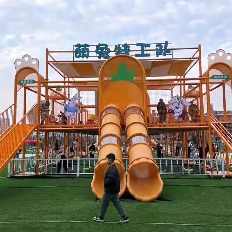 อุปกรณ์สนามเด็กเล่นกลางแจ้งเหล - Kids Outdoor Climbing Structure บทวิจารณ์และราคา