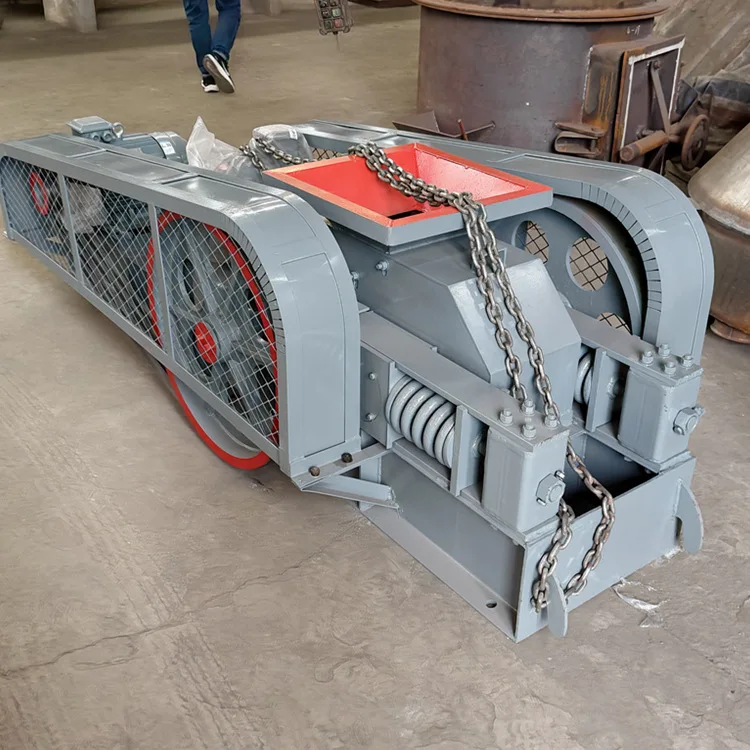 Production of Coal Slag Stone Brick Glass by Roller Crusher Machine