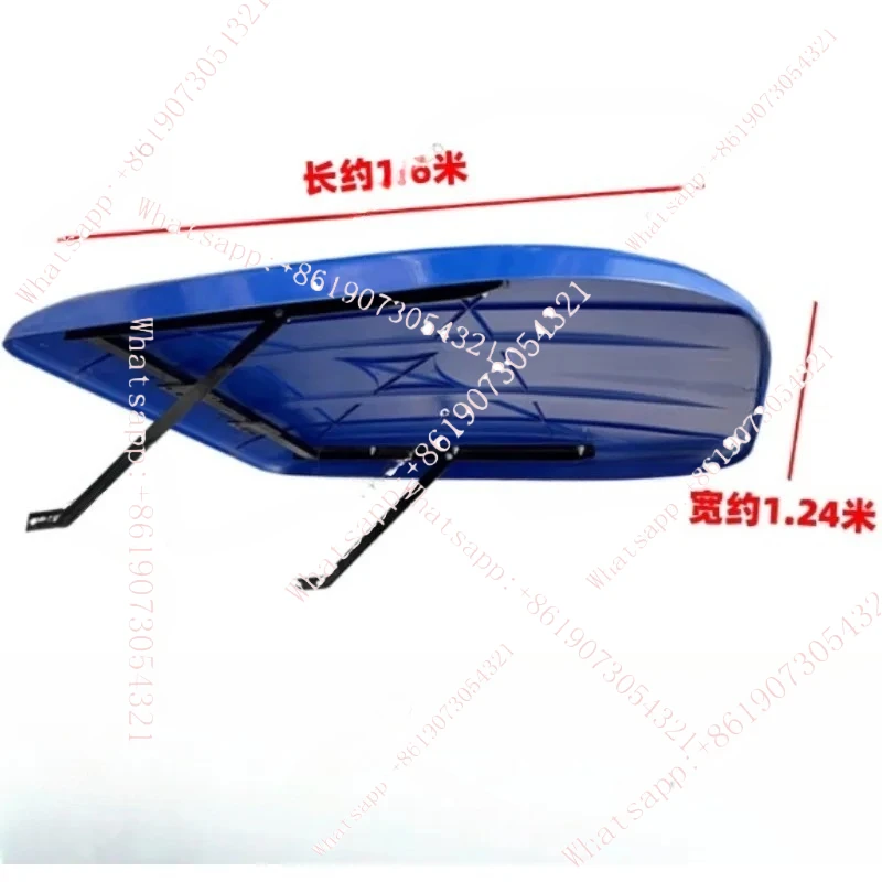 

Tractor with awning ceiling canopy wind