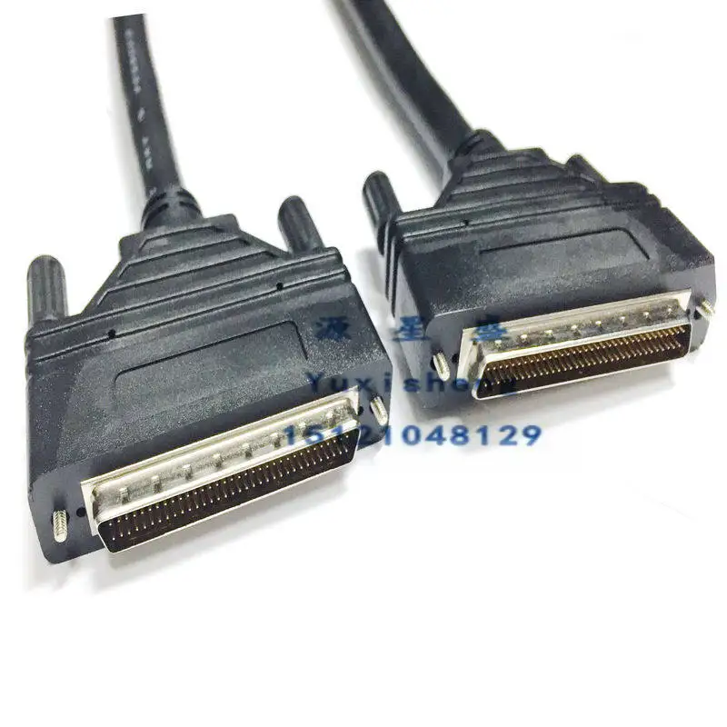Кабель SCSI68 с 68 контактами для SCSI-II 68P, штекер-штекер, кабель передачи данных SCSI-DB68