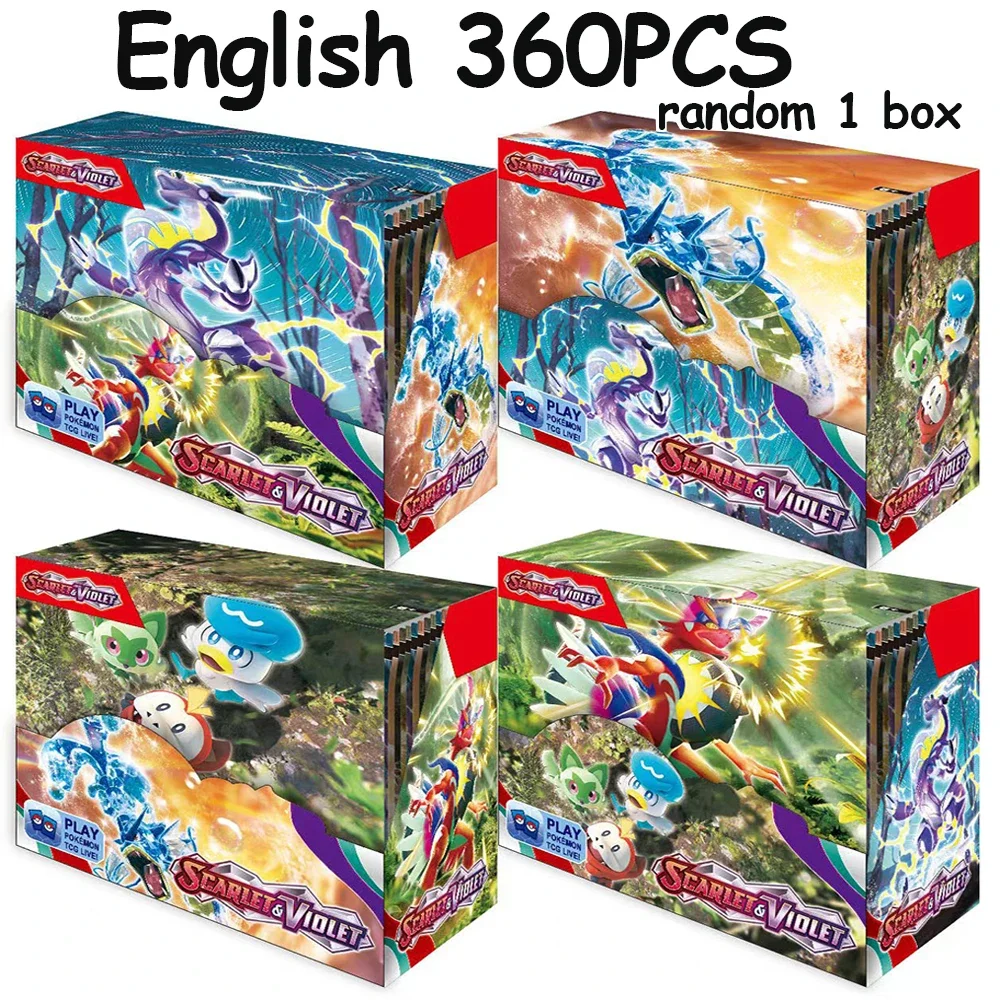 ★ ¡Lo más nuevo, 324 Uds., tarjetas de Pokémon Sun & Moon XY Evolutions, caja de refuerzo de Pokémon, juego de cartas coleccionables, juguete para niños!