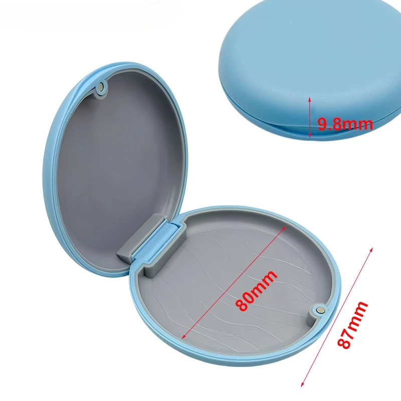 Denture Storage Box Orthodontic Braces Aligner Case Fake Teeth Container Dental Oral Hygiene Supplies OrganizerRetainer Box
