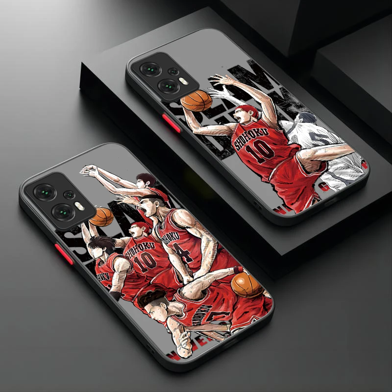 Case For Xiaomi POCO M6 Pro 4G C65 X6 X3 NFC X4 GT X5 F3 F4 F5 F6 13T 12T 11T 10T 13 12 11 Lite 5G NE Anime Slam Dunk Hard Cover