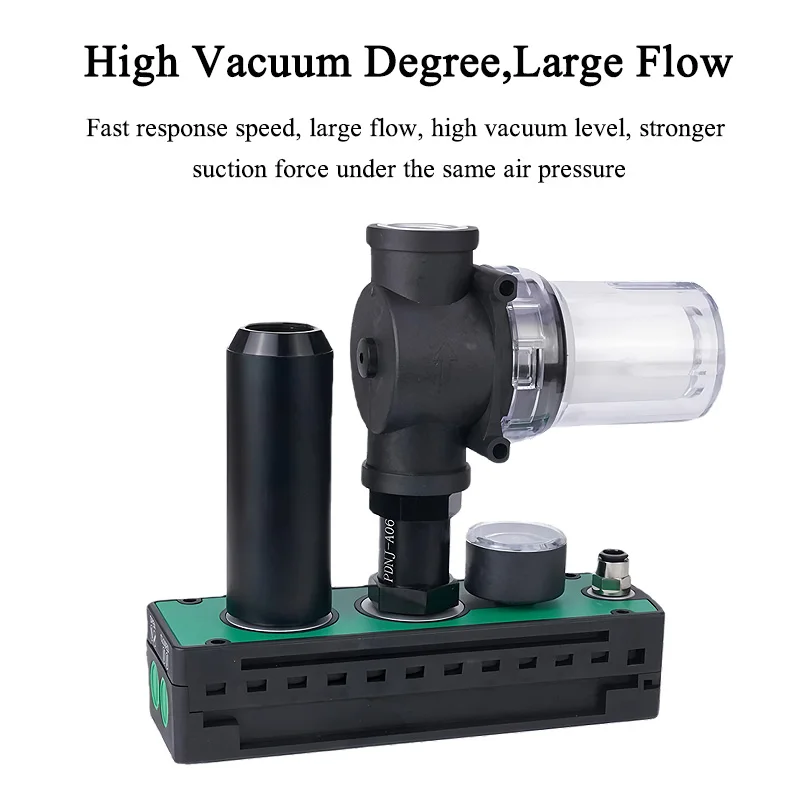 VTM301-D-N-A Industrial Pneumatic Vacuum Generator VTM Multistage Vacuum Generator Large Flow Negative Pressure For Automation