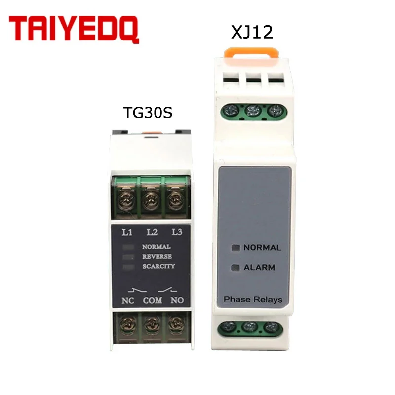 Phase Sequence Lack phase Relay 220V-440V Elevator Motor TG30S XJ12 Three-phase Phase Sequence Protector