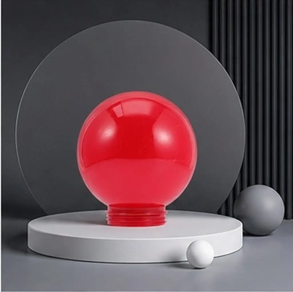 Lamp Shade Ball Globe Waterproof Diameter 20Cm Screw Thread Connector Outdoor Light Cover Replacement Suitable Street Lamp