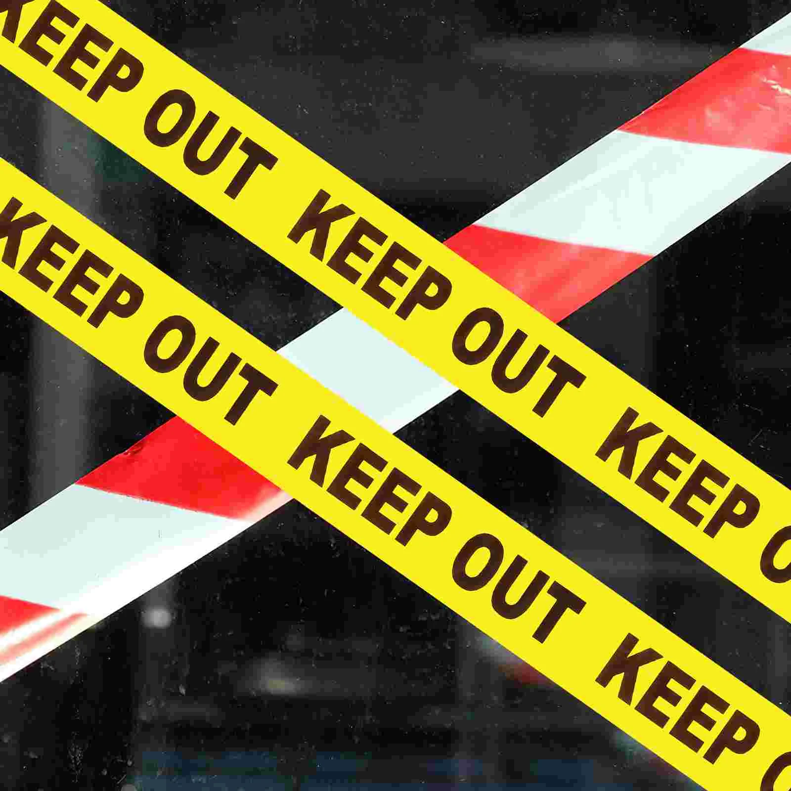 Keep Out Police Tape for Crime Scene Non-adhesive Safety Decorate Warning Caution