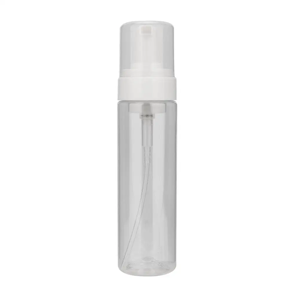 200ML Refillable Foaming Soap Pump Bottle - Clear Plastic Dispenser for Tattoo & Perfume Liquid