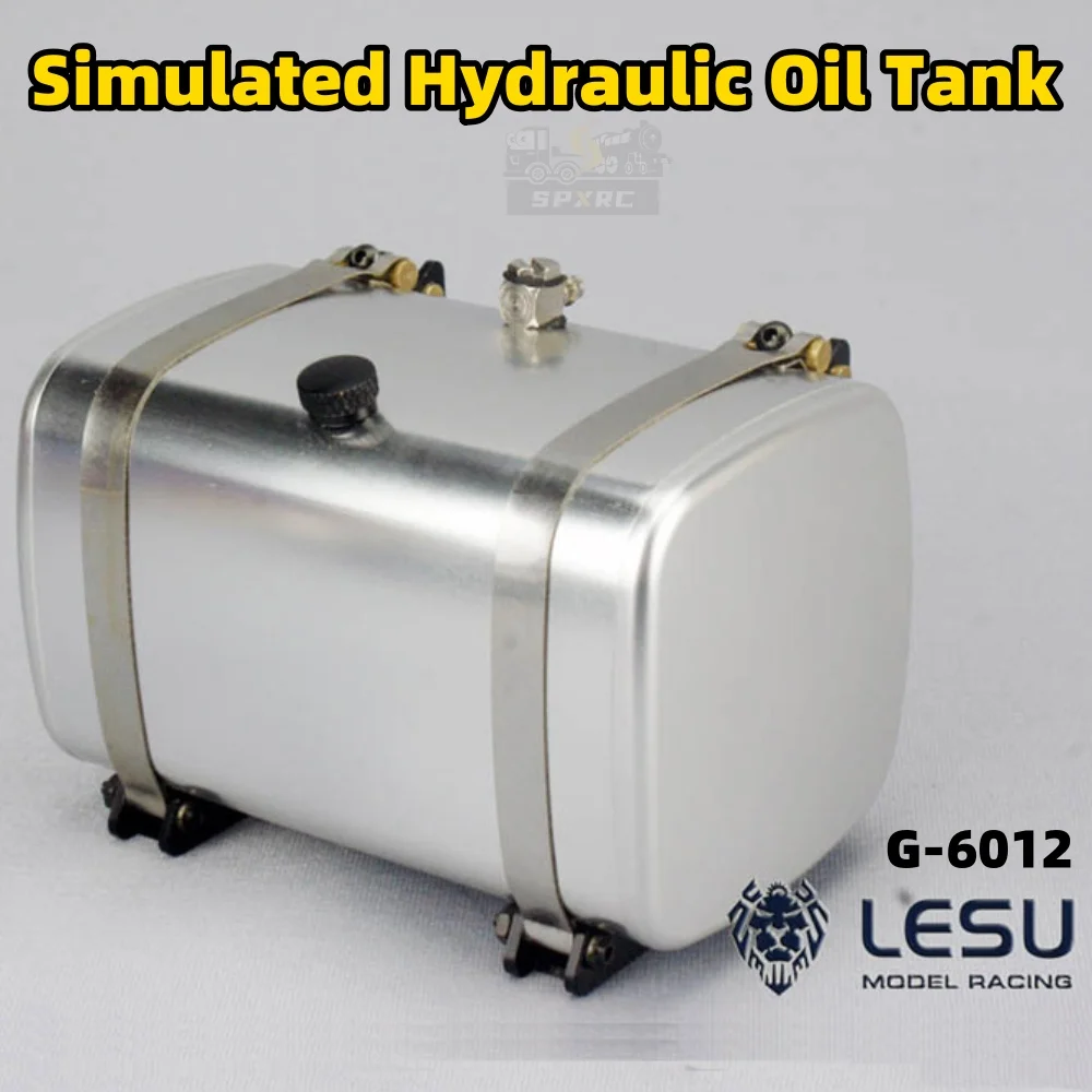 Uniwersalny zbiornik oleju hydraulicznego G-6012 symulacja dla modeli 1/14 Tamiya RC Scania 770S MAN Benz Volvo części do modyfikacji
