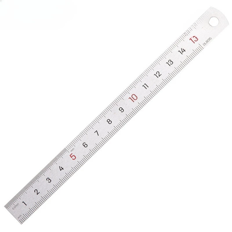 

Tool 8015 Stainless Steel Measurement Thickened Metric Steel Ruler 15cm Measurement Scale 150mm