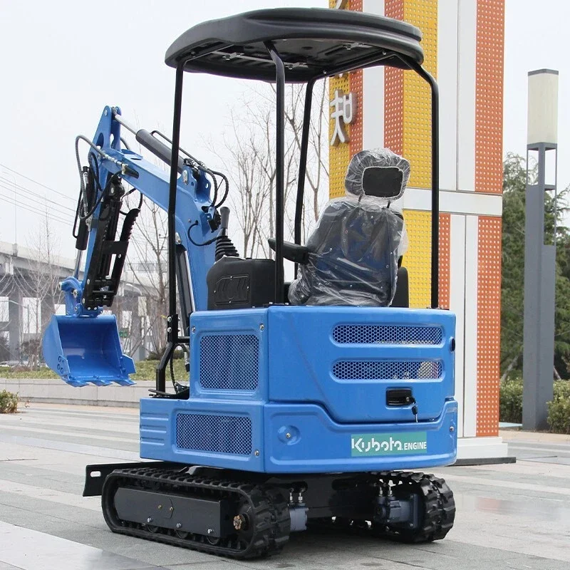 Spedizione gratuita KUBOTA Mini Escavatore 1.8ton Crawler Idraulico Pollice 11.5HP USA