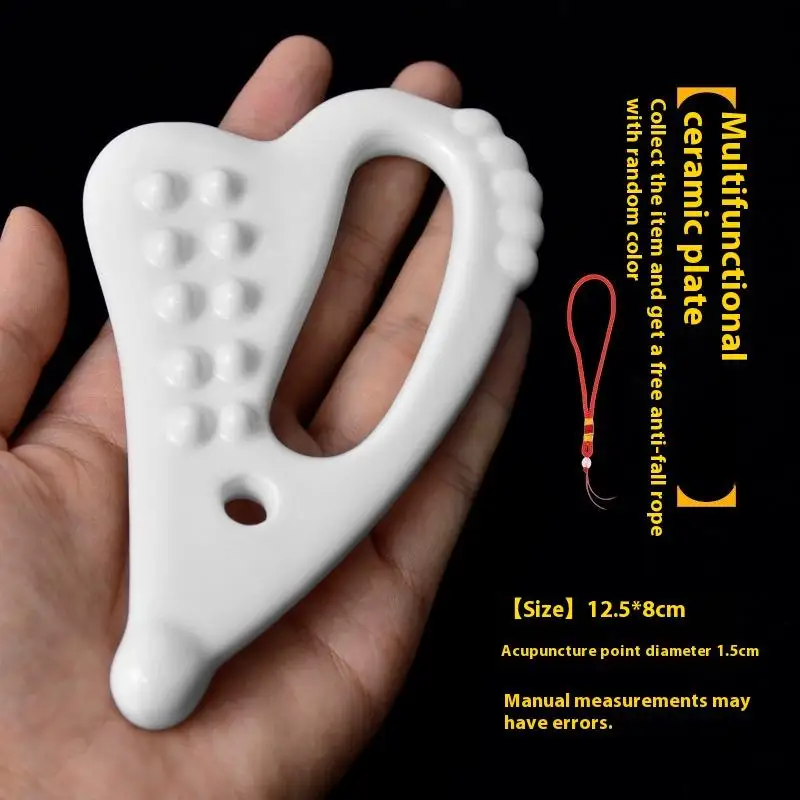 

Ceramic GuaSha Soard Skin Scraping Tools Face Massager Lift Acupoint Massager Whole Body Relax Body Meridian Scraper Beauty Tool