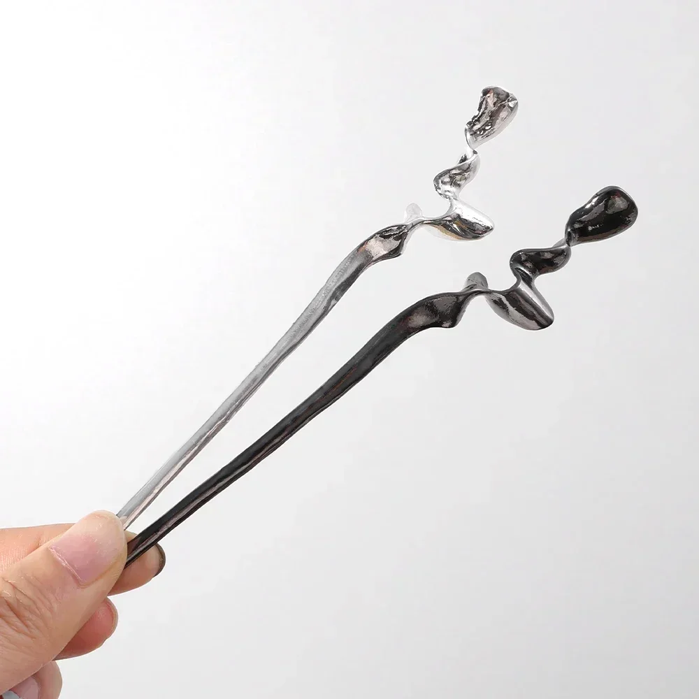 غير النظامية دبوس الشعر المرأة النمط الصيني الجديد الراقية واضح الباردة الطراز القديم دبوس الشعر المستديرة المألوف تنوعا إكسسوارات الشعر