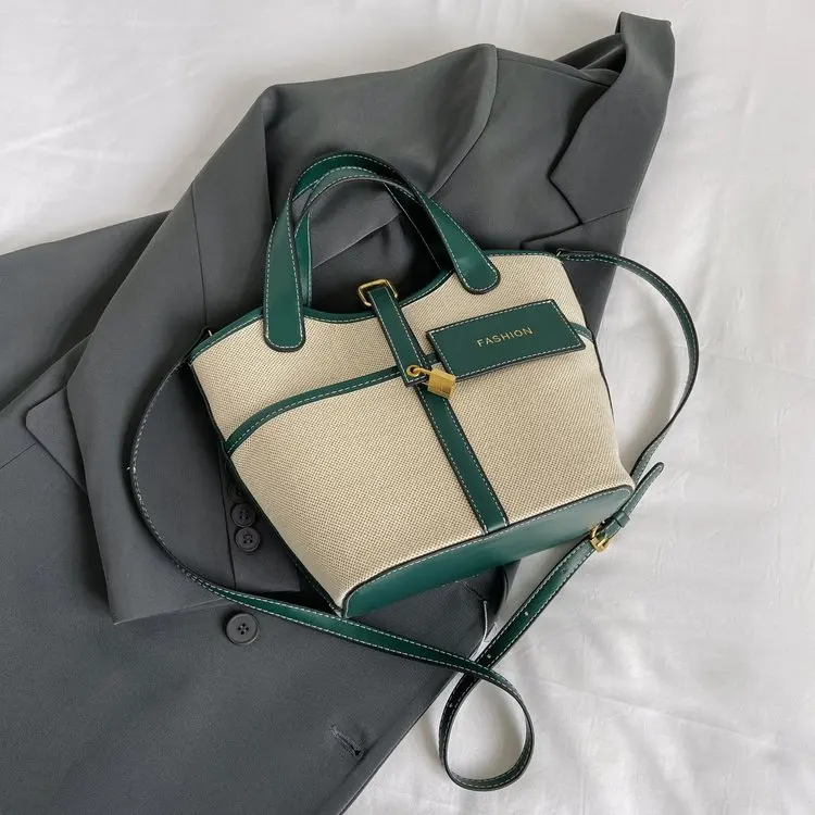 

Лето 2025 2232, новый нишевый дизайн, модная открытая сумка-мессенджер, сумка-ведро для шитья линии