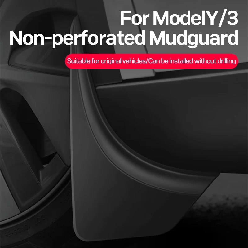 

For Model Y/3 Mudguards Snow Sand Splash Prevention Device Anti-Sand Anti-Scratch Modification Parts for Front and Rear Wheels