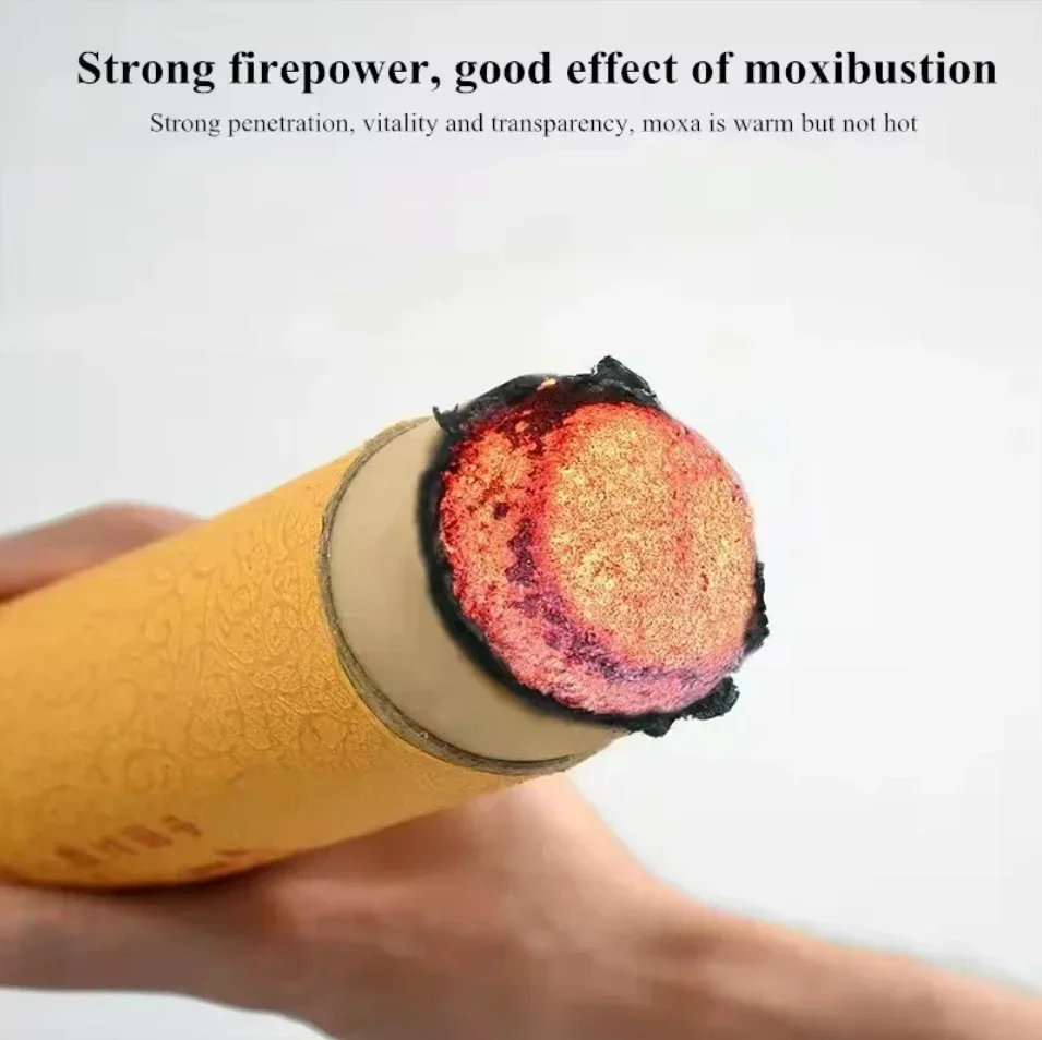 Original Thunder Stick Moxa Large Fire Moxibustion Stick for Body Acupuncture Thunder Fire Moxa Rolls 8cm Thickened Health