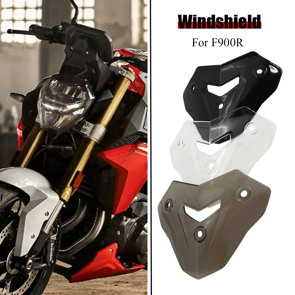 

Motorcycle Accessories Windscreen Windshield Viser Baffle VIsor Wind Deflectors New For BMW F900R F 900R F900 R