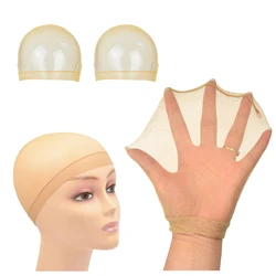 2Pcs HD Stocking Wig Caps Hair Net for Lace Front Wig Stretchy Wig Caps Thin and Breathable Mesh Nylon