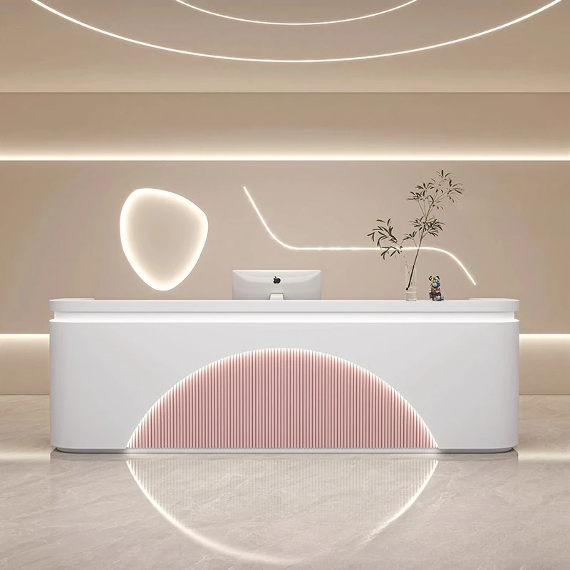 

Pulpit Vevor Reception Desks Customer Center Table Office Reception Desks Podium Artificial Board Furniture Zum Empfang MHJDT