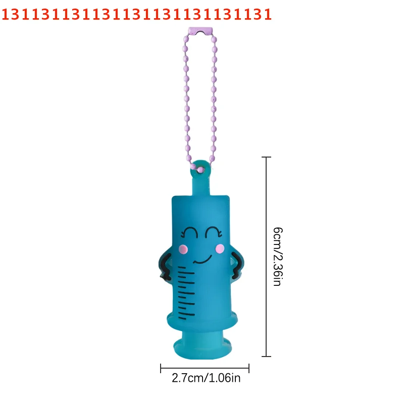 Syringe-Shaped Ampoule Bottle Opener Keychain for Nurses And Doctors Medication Vial Breaker Tool
