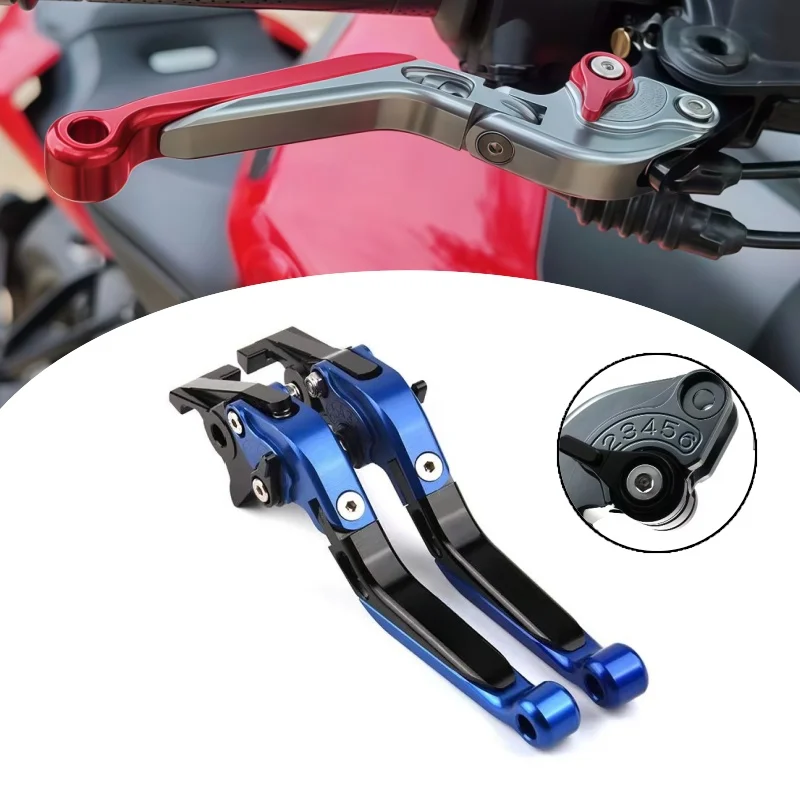 

Запчасти для мотоциклов, рычаги для Ducati ST3/S/ABS 2003-2007 SPORT 1000 2006-2007, набор тормозных рычагов, складной, регулируемый