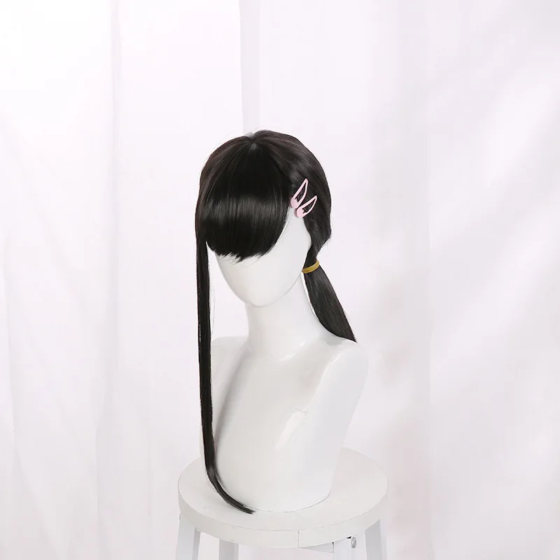 El hombre de motosierra dona horquillas Dongshan Xiaohong cosplays una peluca hombre de motosierra tiene trenzas laterales y patillas largas