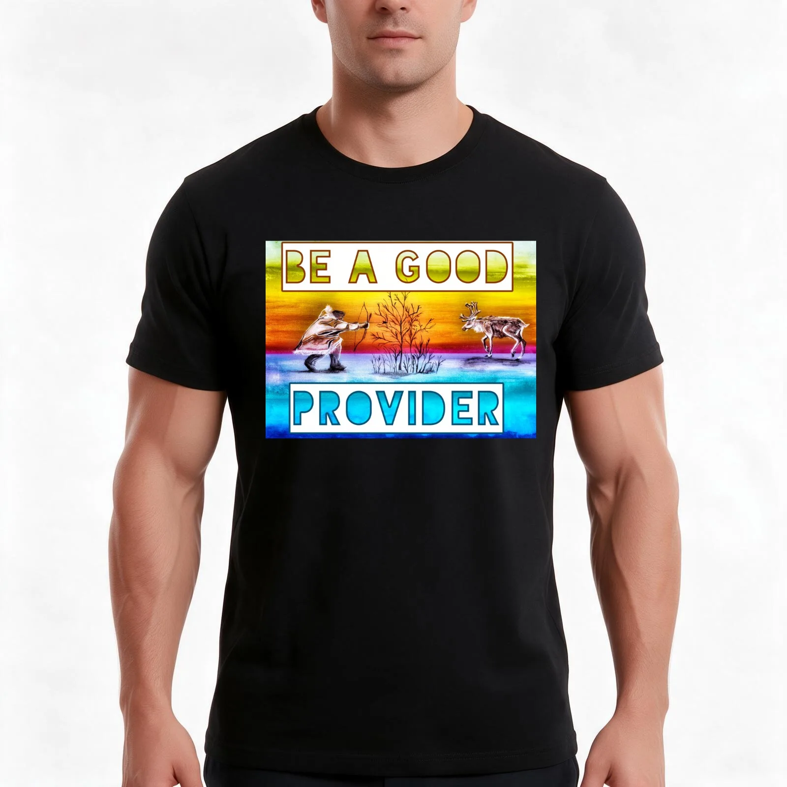 Be A Good Provider T-Shirt Summer Casual Cotton Tee Oversized Streetwear Tops Vintage Graphic Print Loose Fit Short Sleeve