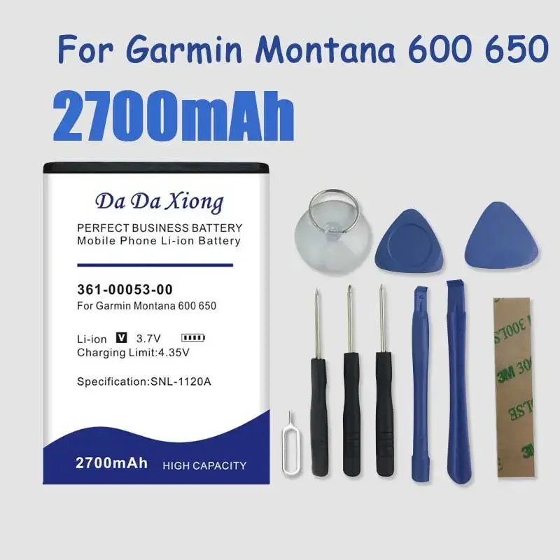 

DaDaXiong Замена 361-00053-00 2700mAh батарея для Garmin Монтана 650 650T 600 361-00053-04 VIRB GPS ручной