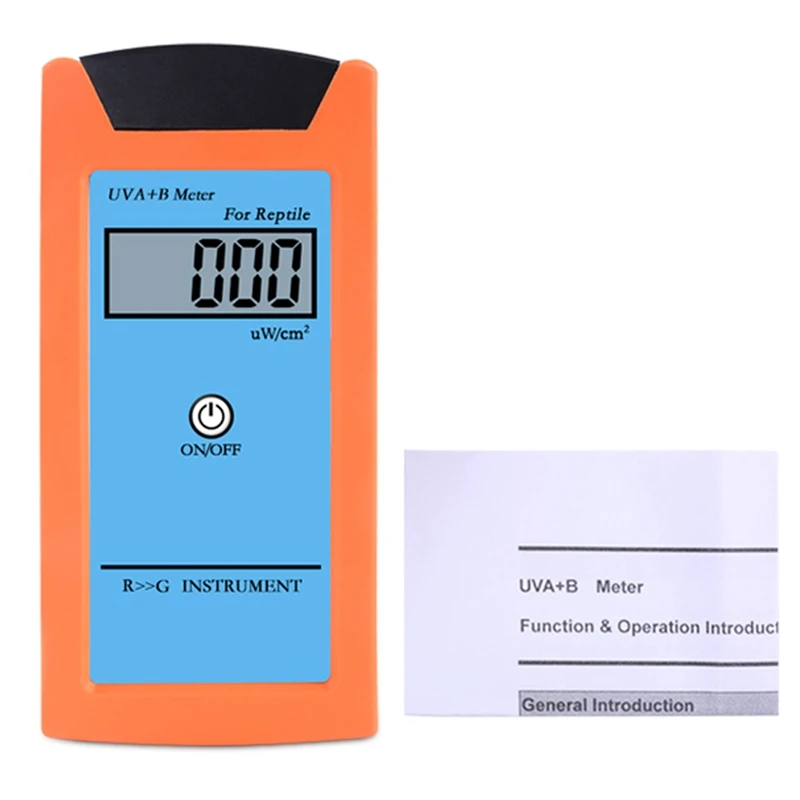 

RGM-UVA+B Meter Reptile Lamps Automotive Insulation Film UV Irradiance Meter ± 10% REF.NIST UVA B Irradiance Meter