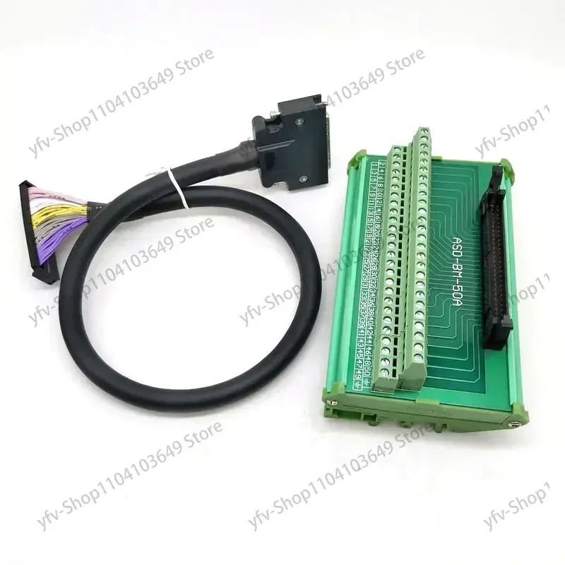 ASDA-A2 series servo driver CN1 Terminal board terminal block ASD-BM-50A with 0.5-5m cable