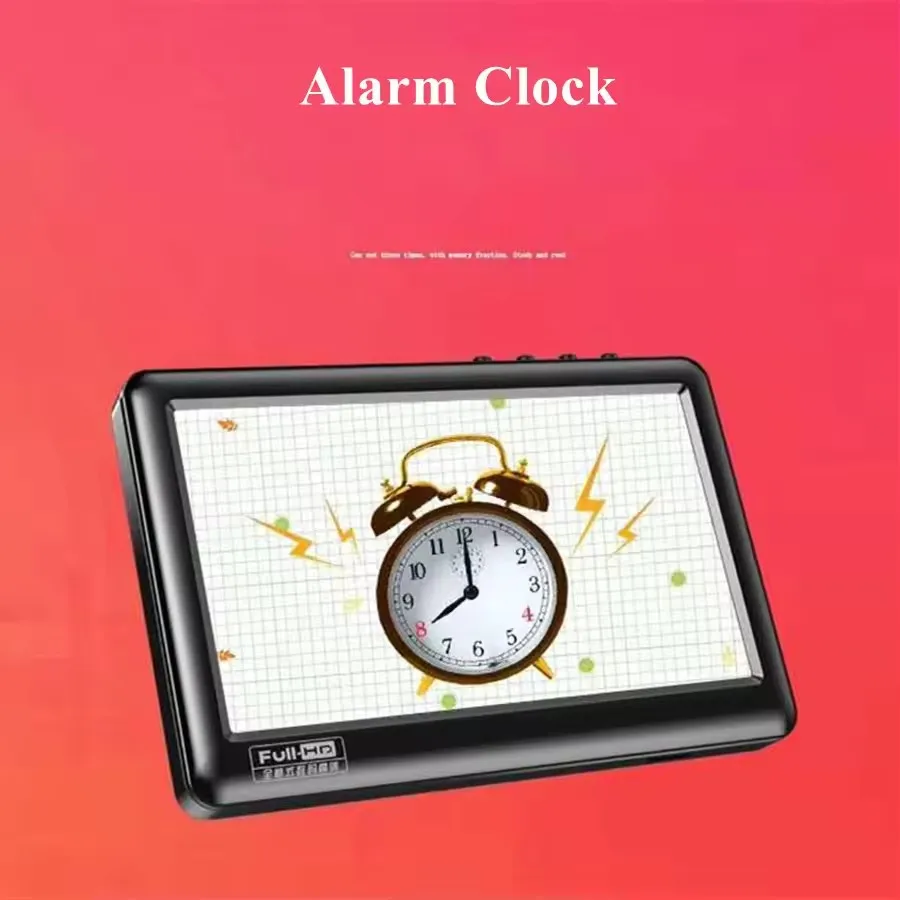 휴대용 5인치 MP4 음악 플레이어 터치스크린 16GB 3200mAh 용량 사진 전자책 음성 녹음기 MP5 플레이어 알람 시계 기능 포함