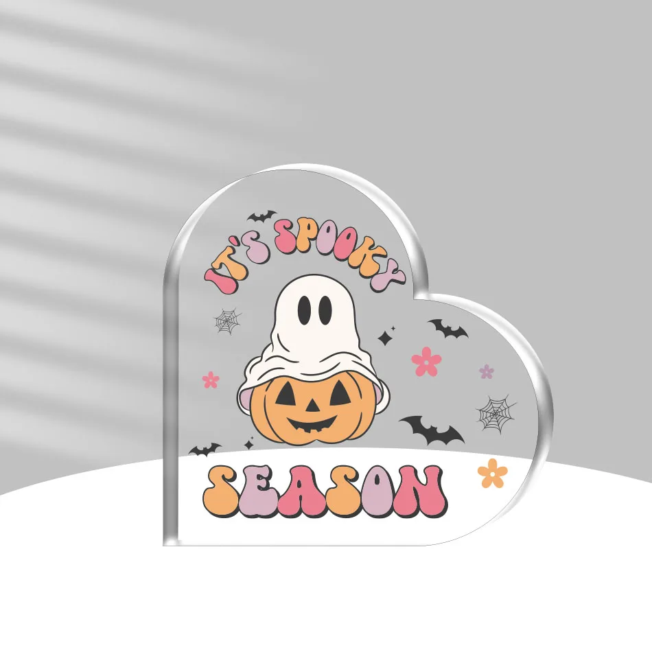 Halloween acrylic ornaments as gifts for friends and classmates, home decor items