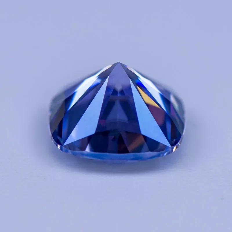 Moissanit-Edelstein, Kissenförmiger Schliff, Lavendelfarbe, Laborgezüchteter Diamant, DIY-Ring, Halskette, Ohrringe, Hauptmaterialien mit Zertifikat – Detail 2