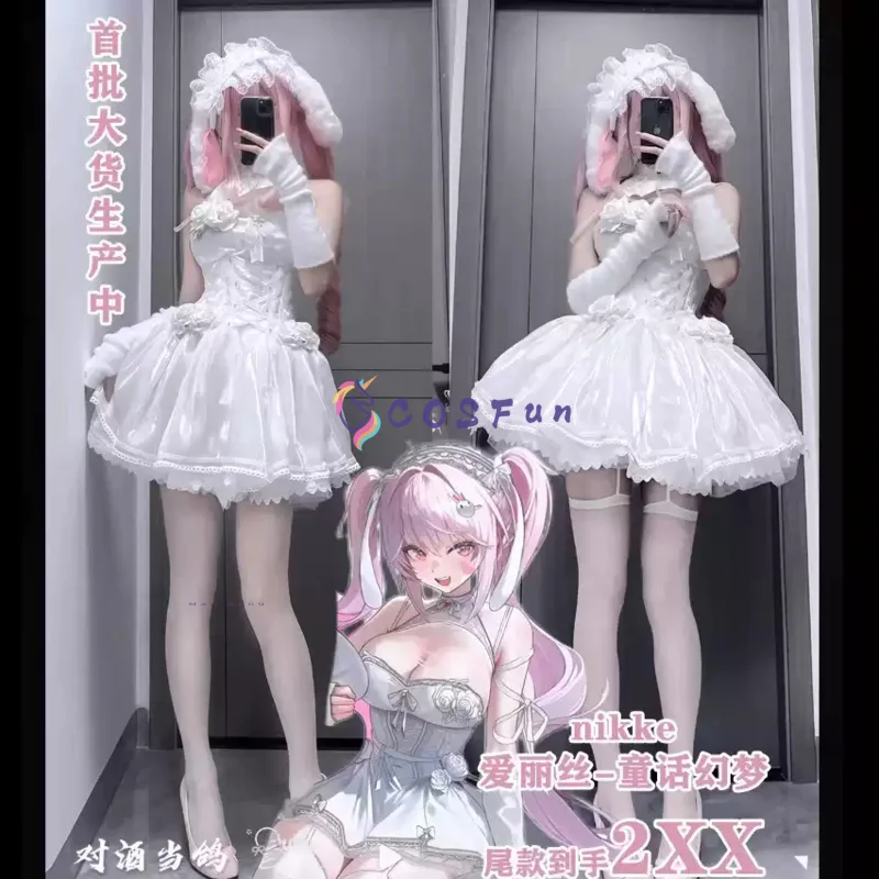 

The Goddess of Victory Alice Cosplay Sweet Costume Halloween Carnival Uniforms Anime Clothing COSFun