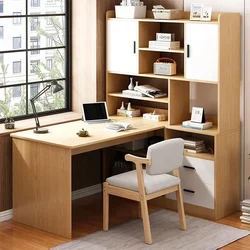 Large Simple Computer Desk Bookshelf Game Table Drawers Laptop Student Study Writing Desk Office Table Mesa Escritorio Furniture