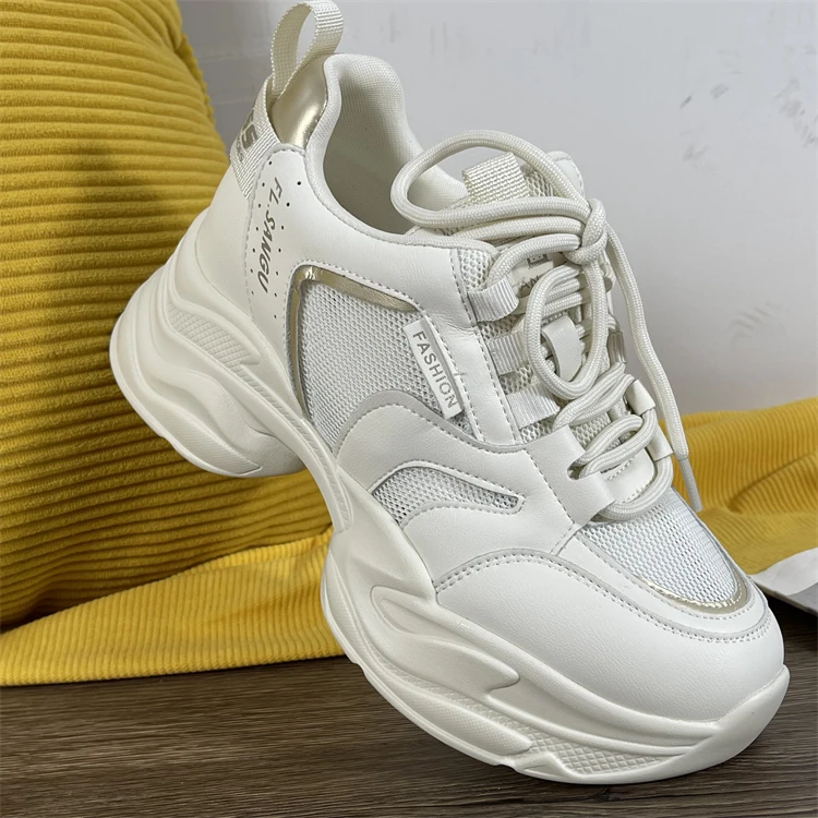 

Женские кроссовки на платформе, теннисные женские летние туфли, женские туфли, кроссовки на толстой подошве, 2024, розы, сетка, натуральная кожа