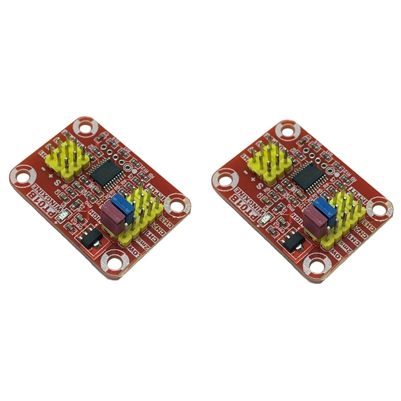 2X PT01B Aeromodelling Receiver Signal To Voltage Signal Converter 3 Steering Gear Signals To 0-5V Analog Voltage Signal