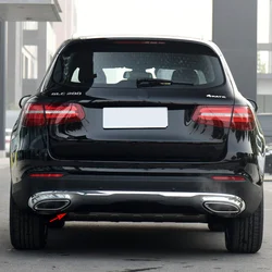 Rear Bumper Spoiler Diffuser Chromed Trim Chromium Styling A2538852325 For Mercedes Benz GLC X253 W253 GLC220d GLC Sport SUV