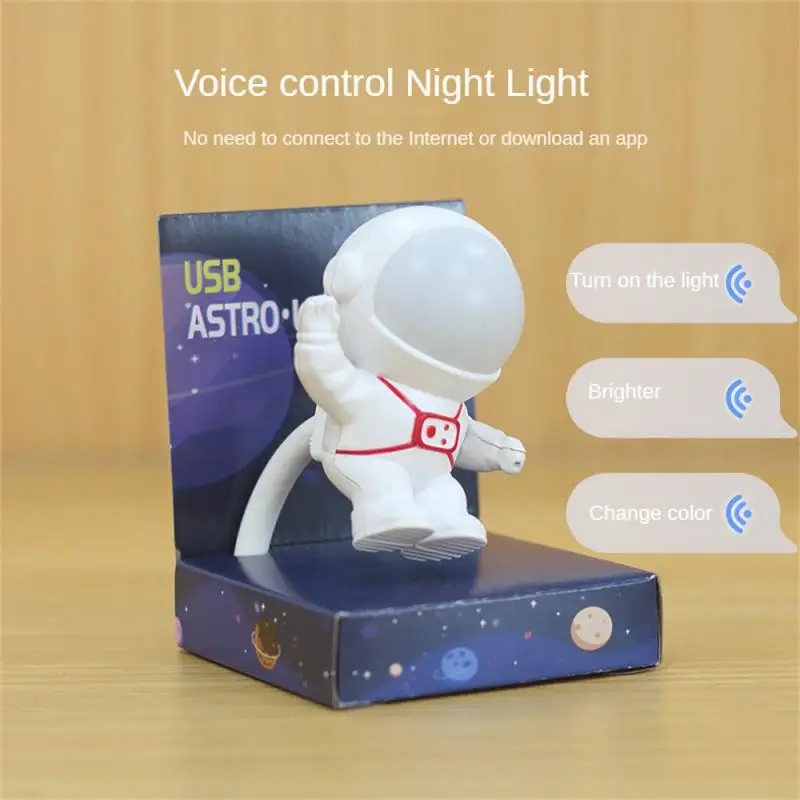 

Voice Controlled Temperature Voice Control Creative Eye Protection Voice Light For Laptop Pc Notebook Reading Astronaut Flexible