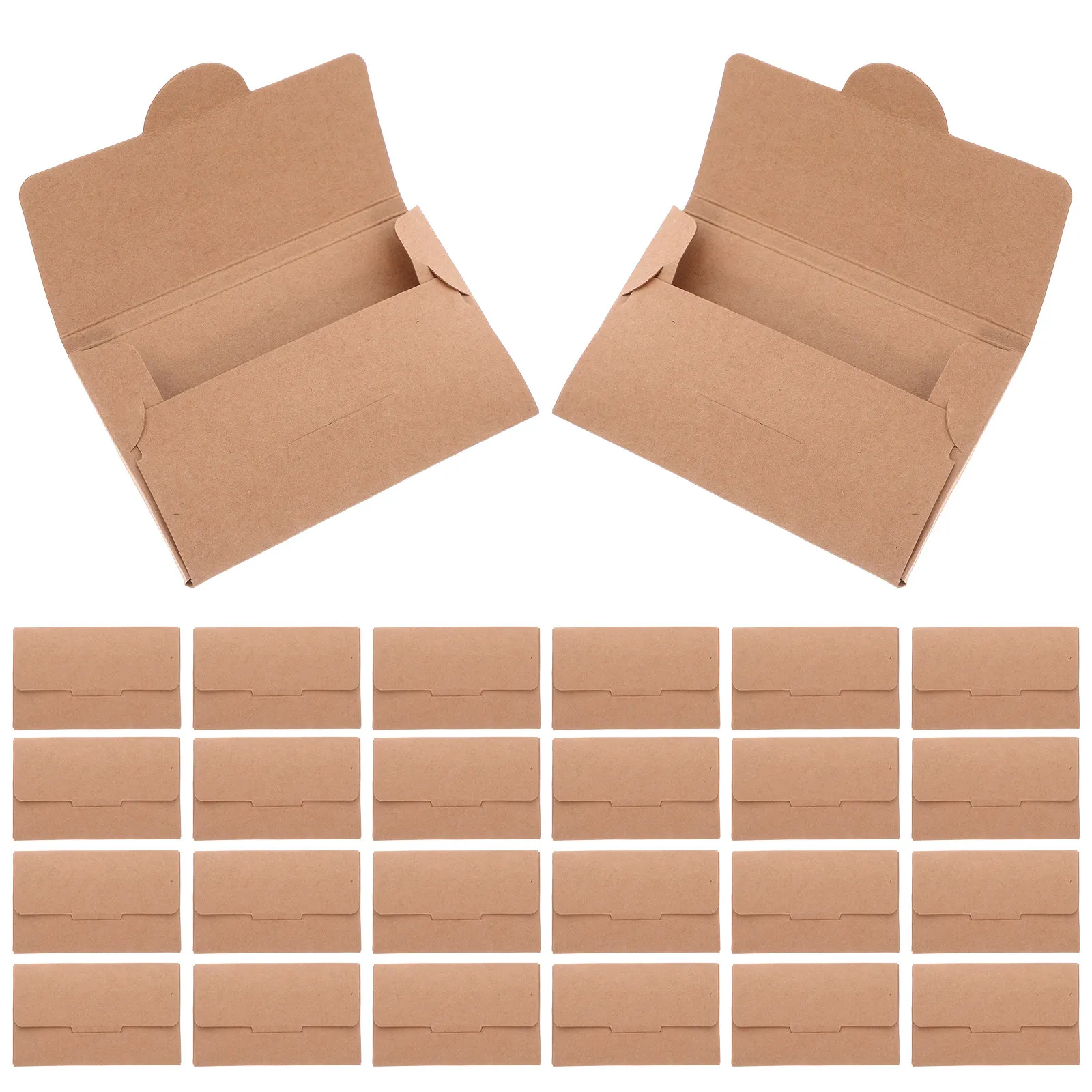50Pcs Paper Card Sleeves Versatile Credit Card Protector for Hotel Room Keys Business Id Cards Public Transportation Transit
