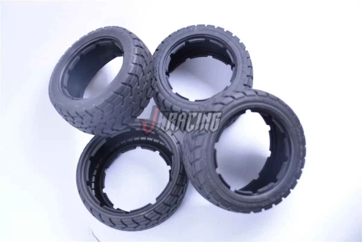 High-strength wear-resistant road tire assembly for 1/5 ROVAN ROFUN HPI BAJA 5B