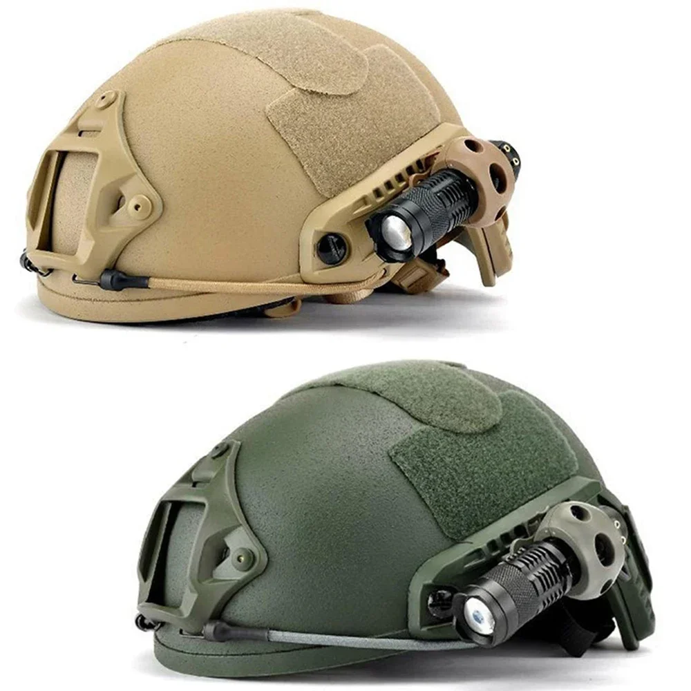 

Flashlight Holder Portable Torch Mount Quick Release Flashlight Holder Clamp Clip Mount Accessory for MICH Fast Helmets