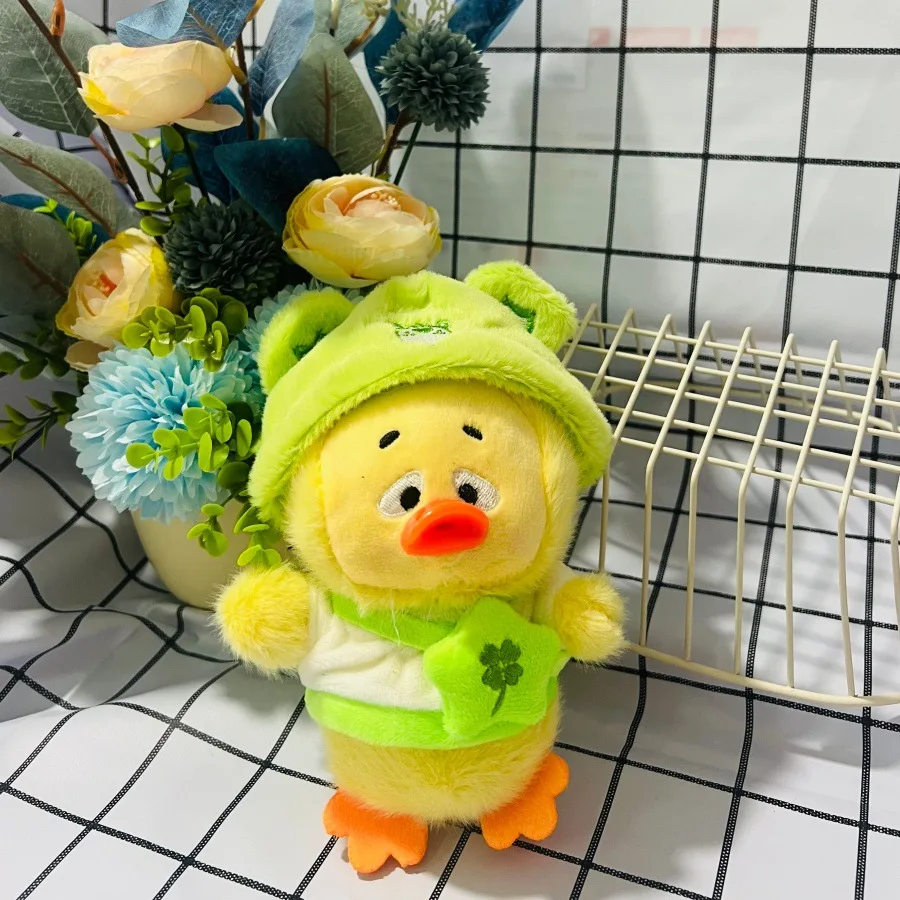 พวงกุญแจตุ๊กตาเป็ดเรนโบว์รุ่นใหม่ น่ารัก ตกแต่งสไตล์อนิเมะ ของขวัญเทศกาล