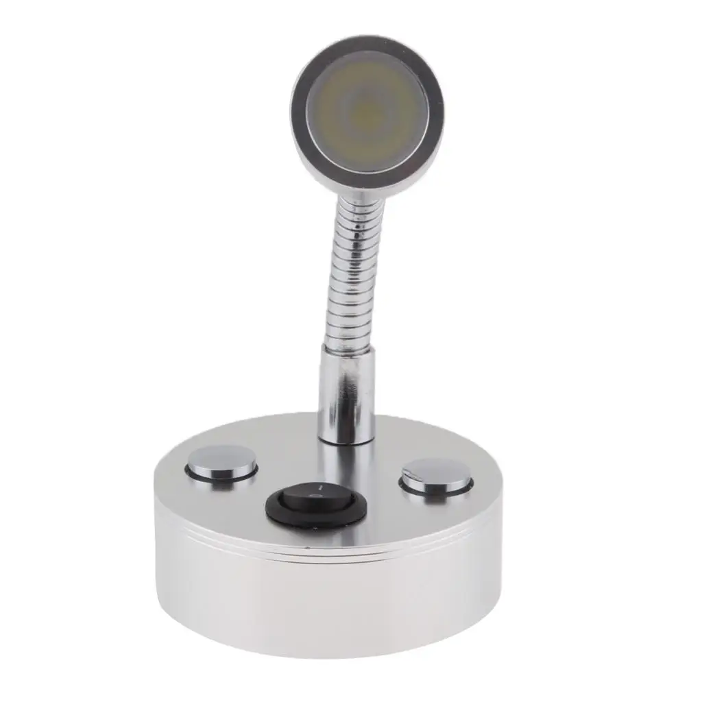 12 В светодиодный светильник для чтения, мягкая трубка, регулируемый дизайн, настенное крепление, лампа для морской лодки, автофургона, внутреннее освещение, использование комнаты