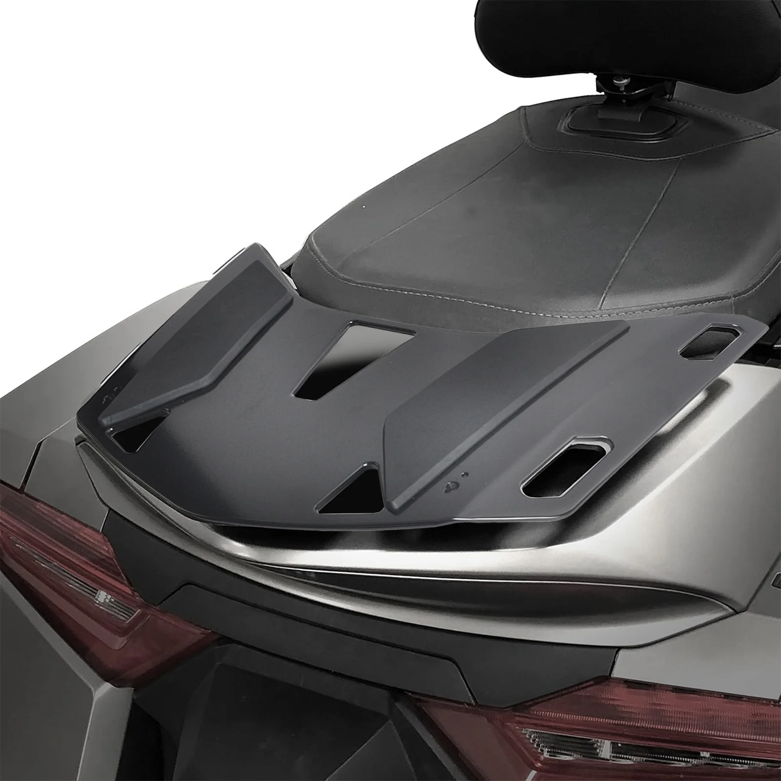 Panical Passenger Rear Carrier Luggage Rack Kit Trunk Frame for Honda Gold Wing GL1800B F6B 2018-2026 Aluminum Alloy Black