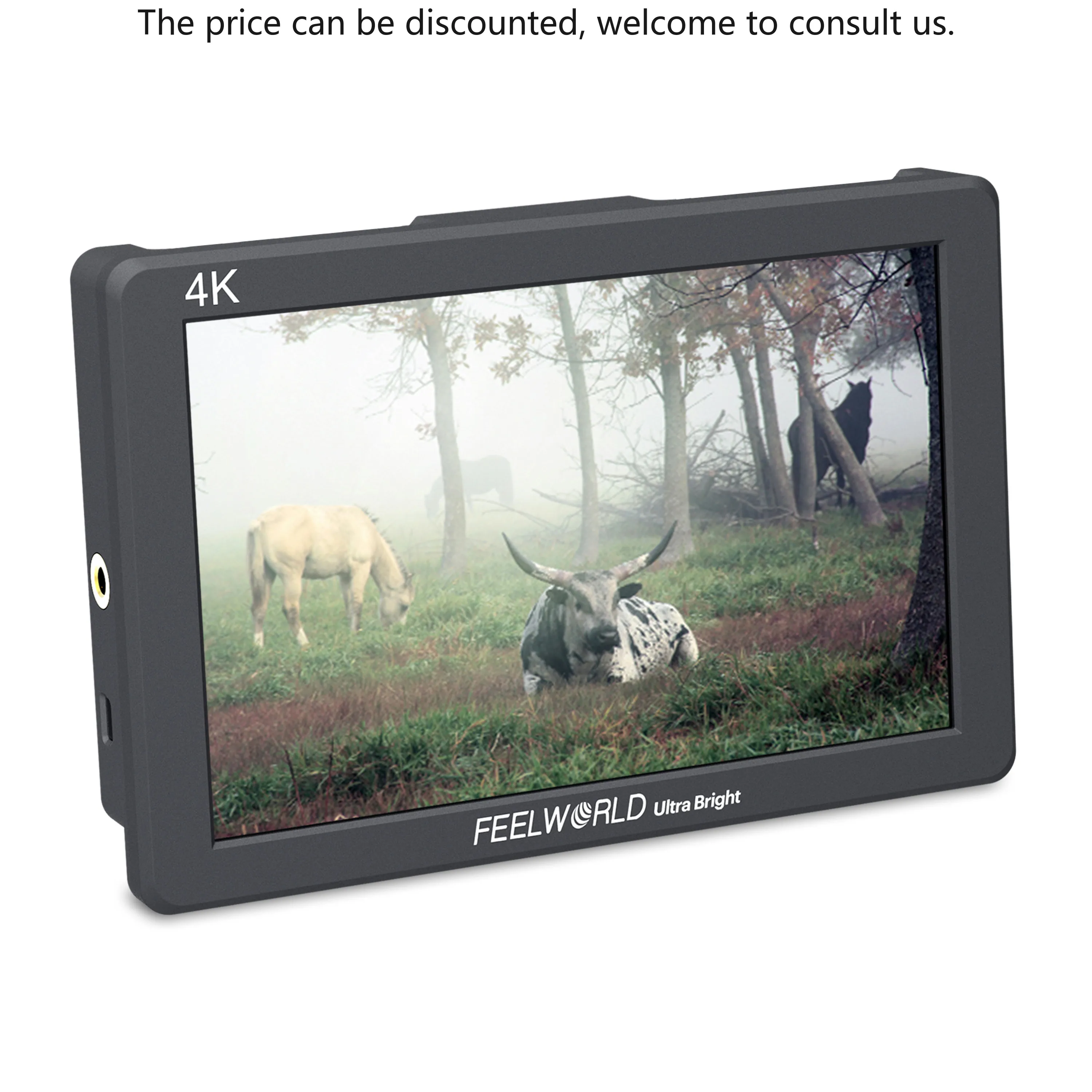 

FEELWORLD P7 Camera Monitor Factory Wholesale 7 Inch 2200nit Daylight Viewable Rugged Aluminum Design With Screen Customization