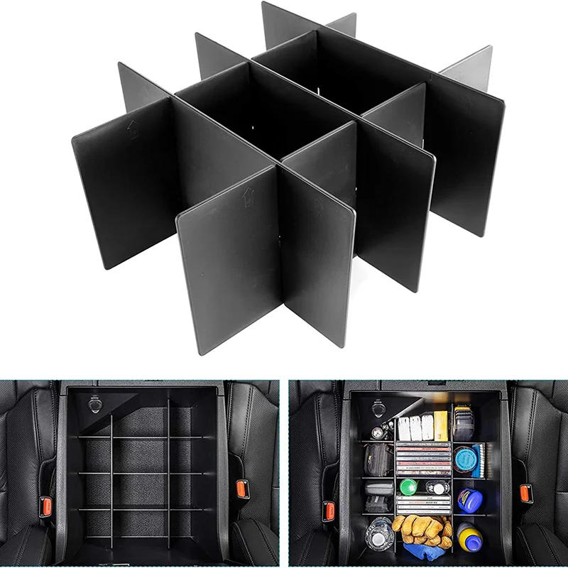 

Center Console Organizer Tray Insert Divider Armrest Box Secondary Storage For Toyota Tundra 2014-2016 2017 2018 2019 2020 2021