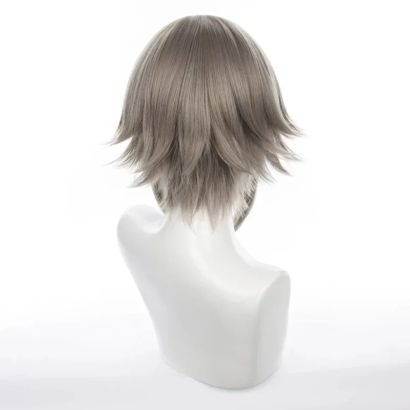 Anime VTuber Mysta Rias Cosplay Wig Dark Grey ACGN Fans NIJISANJI AT Luxiem Halloween Party Wigs MN1