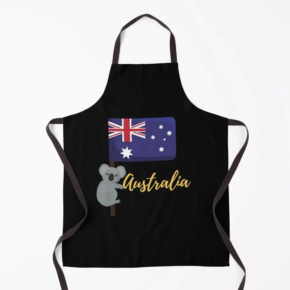 

Australian koala Apron household woman work ladies Utensils For Kitchen waiter Apron